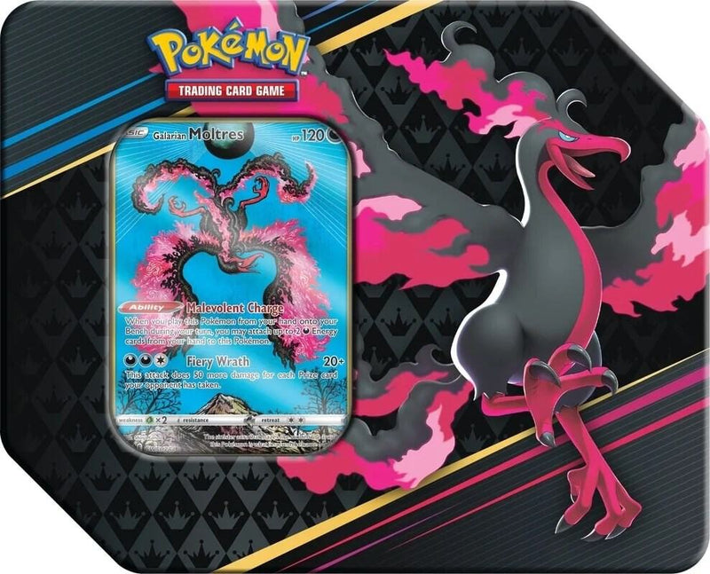 Empty Box Crown Zenith Tin [Galarian Moltres] - Crown Zenith (CRZ)