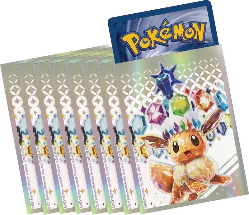 Prismatic Evolutions Elite Trainer Box Card Sleeves - Eevee (65 Pack) - Pokemon International Card Sleeves