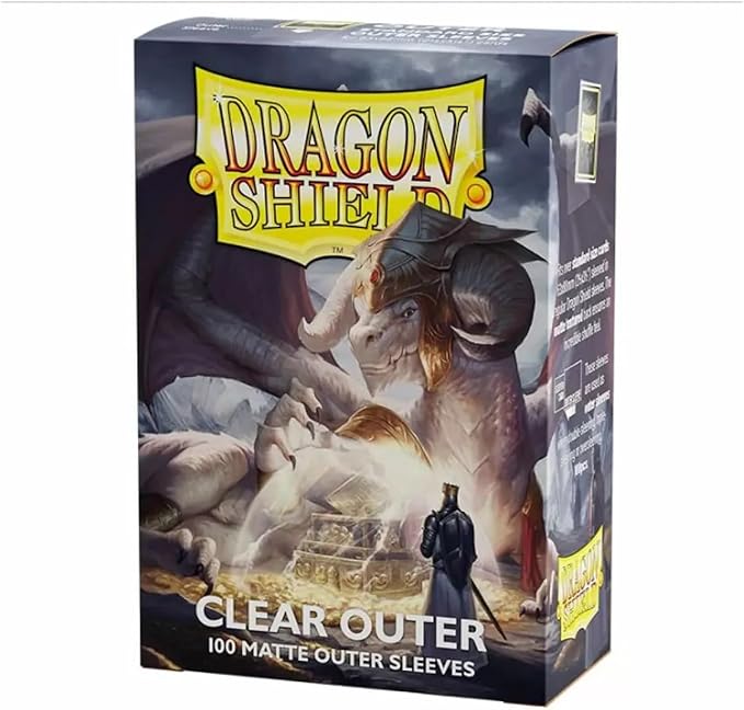 Sleeves: Dragon Shield - Standard - Outer Sleeves Matte (x100) - Clear