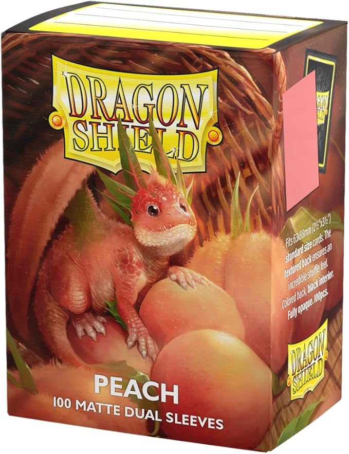 Sleeves: Dragon Shield - Standard - Dual Matte (x100) - Peach