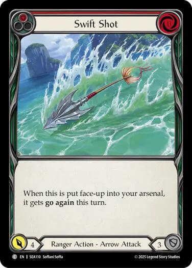 Swift Shot [SEA110] (High Seas)  Rainbow Foil