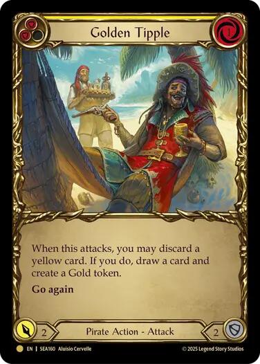 Golden Tipple (Yellow) (Treasure) [SEA160] (High Seas)  Cold Foil