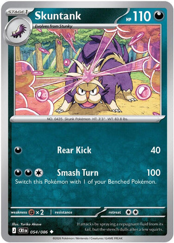 Skuntank (054/086) [Mega Evolution: Chaos Rising]