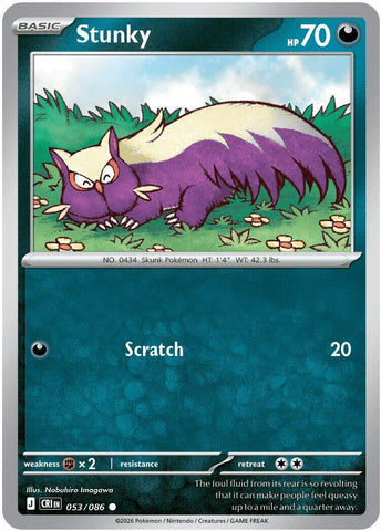 Stunky (053/086) [Mega Evolution: Chaos Rising]