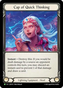 Cap of Quick Thinking [JDG072] (Promo)  Cold Foil