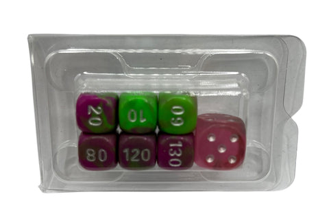 Dice Collection: Shrouded Fable Pokemon Collectible Damage Dice: Purple and Green (Copy)