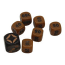 Dice Collection:Shining Fates: Black (Translucent) & Brown (Small) Dice