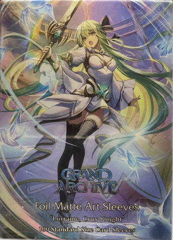 Grand Archive, Lorraine, Crux Knight Foil Matte Art Sleeves