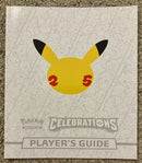 Pokémon Celebrations Player's Guide Book Sword And Shield Elite Trainer Box ETB
