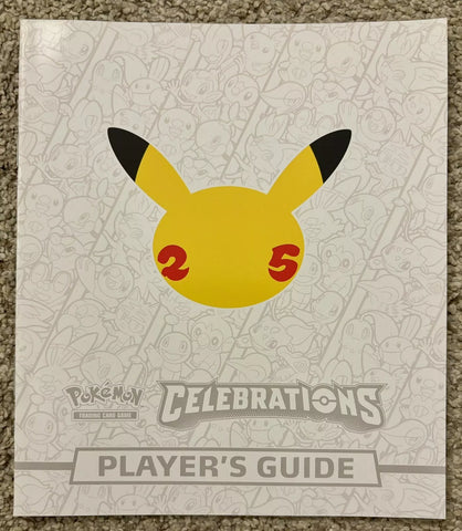 Pokémon Celebrations Player's Guide Book Sword And Shield Elite Trainer Box ETB