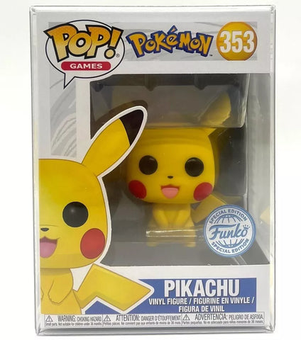 Funko Pop! Pokémon Pikachu #353 Special Edition with POP Protector