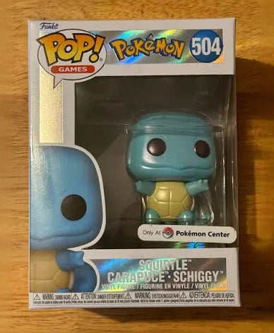 Funko Squirtle Pearlescent Pop! Vinyl Figure Pokemon Center Exclusive