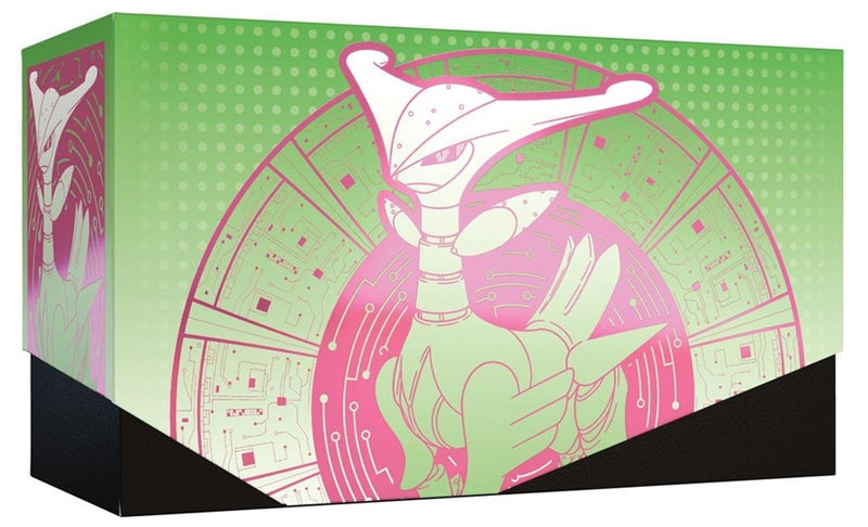 Empty Elite Trainer Box:SV Temporal Forces EMPTY Elite Trainer Box Iron Leaves (Green & Pink)