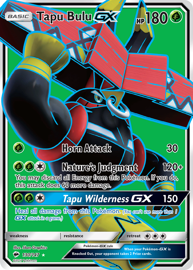 Tapu Bulu GX (130/147) [Sun & Moon: Burning Shadows]