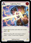Lightning Press (Red) [U-ELE183] (Tales of Aria Unlimited)  Unlimited Normal
