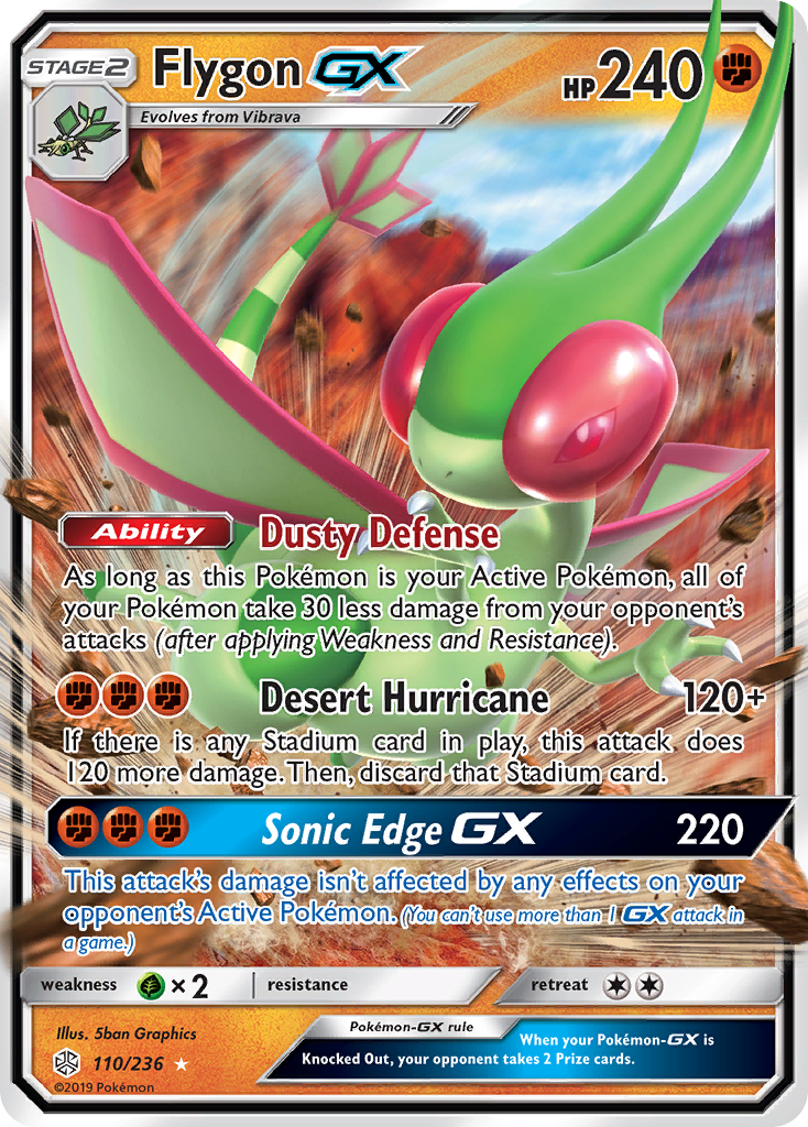 Flygon GX (110/236) [Sun & Moon: Cosmic Eclipse]