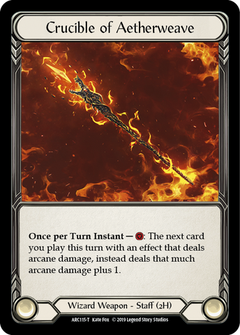 Crucible of Aetherweave [ARC115-T] (Arcane Rising)  1st Edition Normal